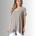 Relax in Style Cotton V-Neck Top for Comfort and Versatility - RFE Marketing Ventures