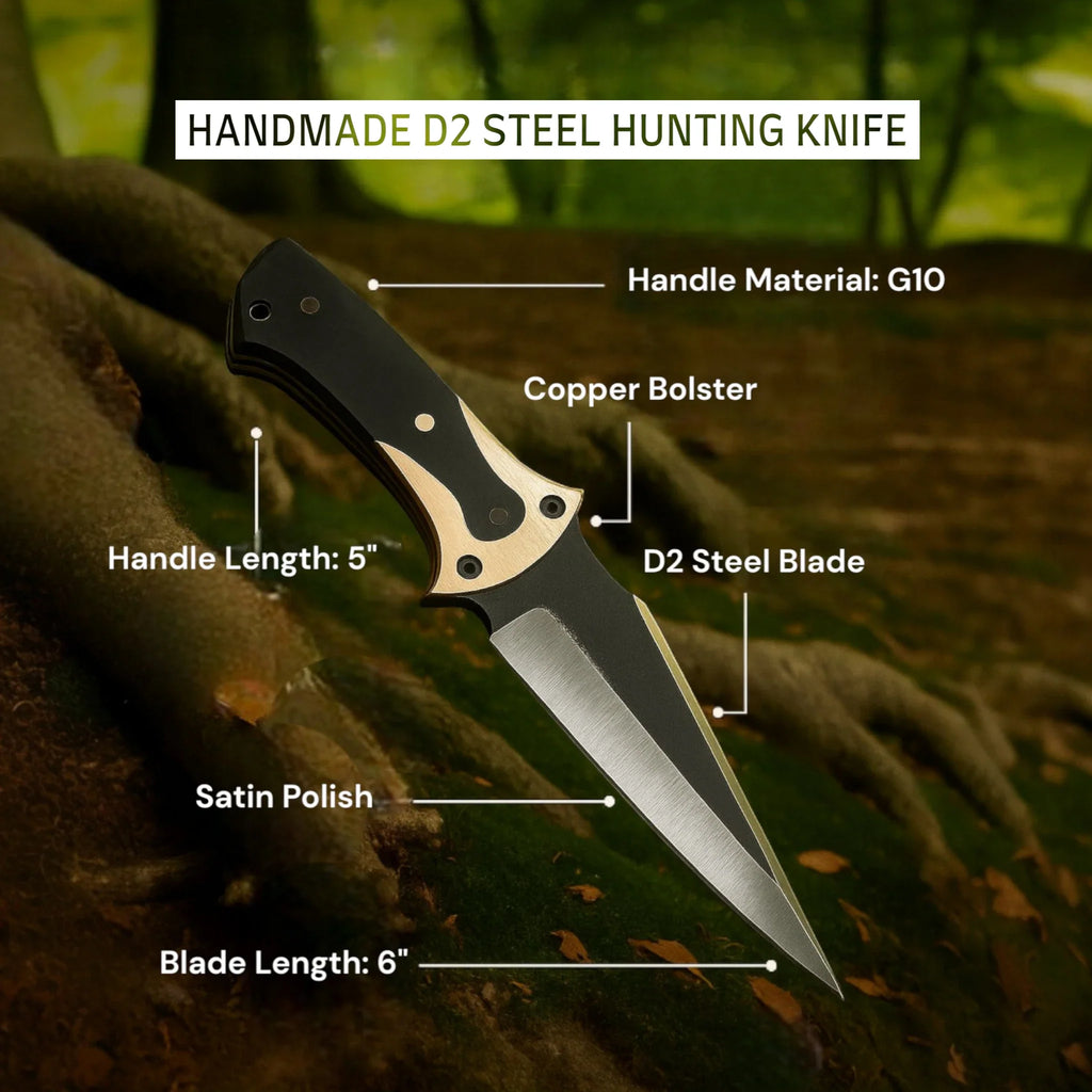 Experience Ultimate Performance with Our D2 Steel Hunting Knife - RFE Marketing Ventures