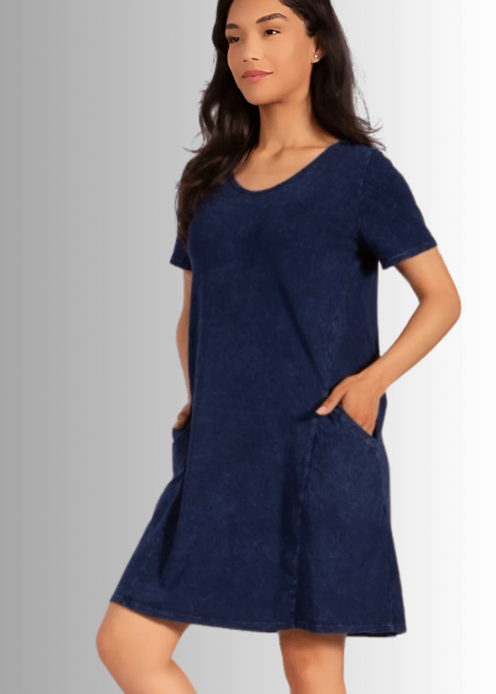 Women's Casual Cotton Dress for Effortless Everyday Style