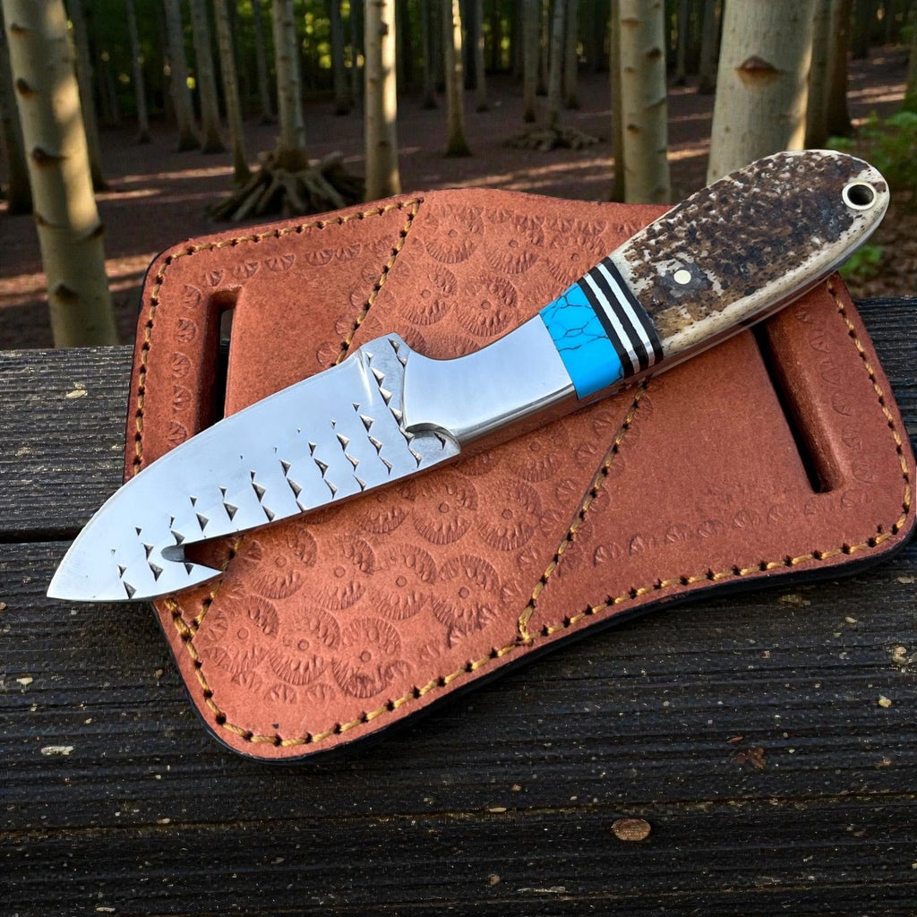 D2 Steel Cowboy Gut Hook Knife – Your Ultimate Companion for Hunting and Ranch Work - RFE Marketing Ventures