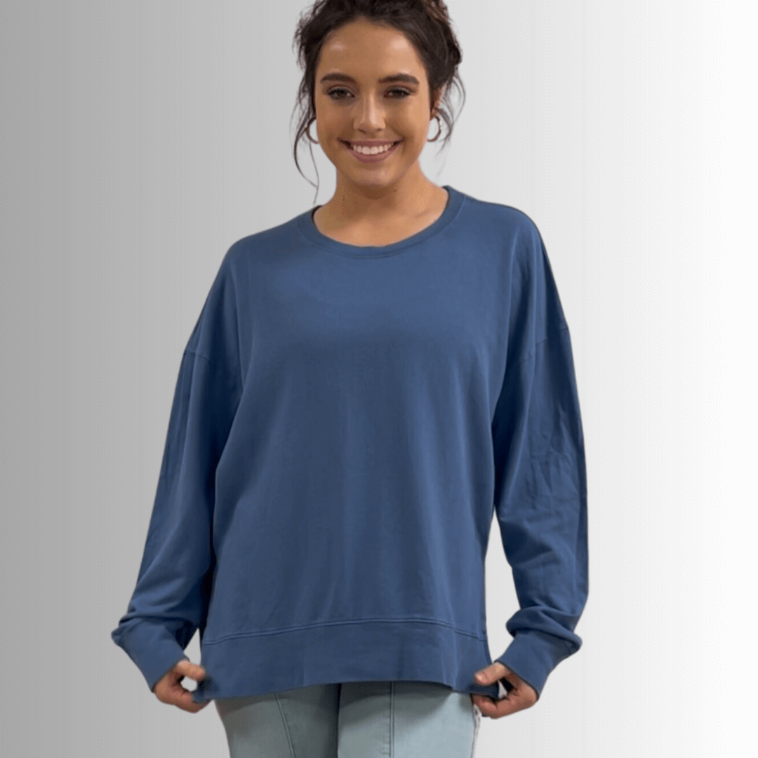 Tessa Lightweight Sweatshirt - Comfortable French Terry Style