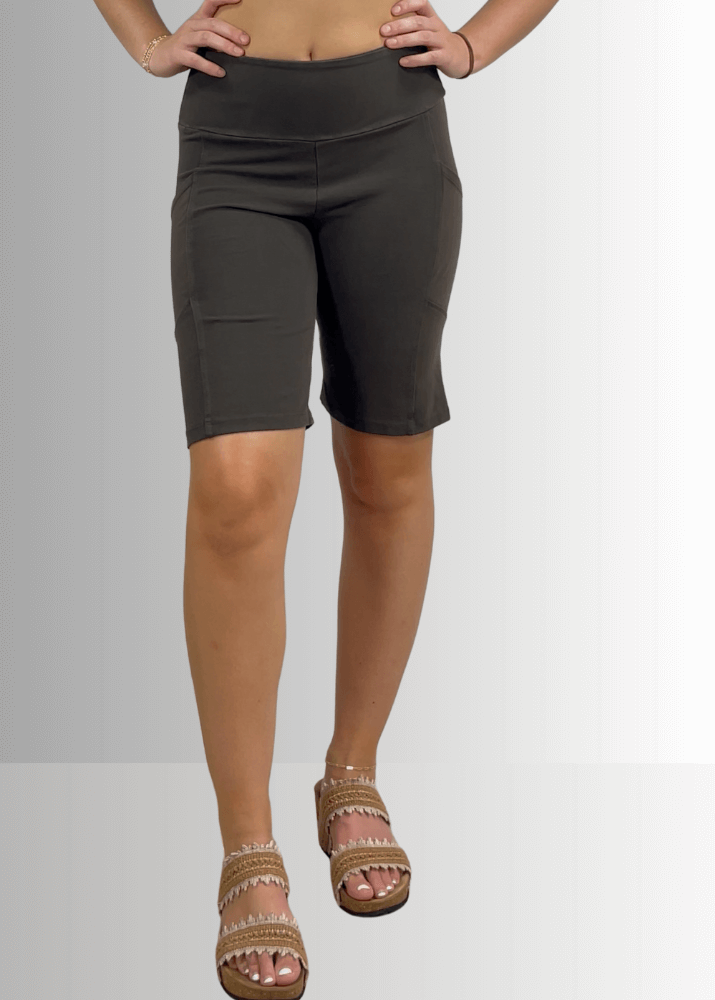 Perfect Fit Cotton Shorts in Dark Denim - Ultimate Comfort and Style