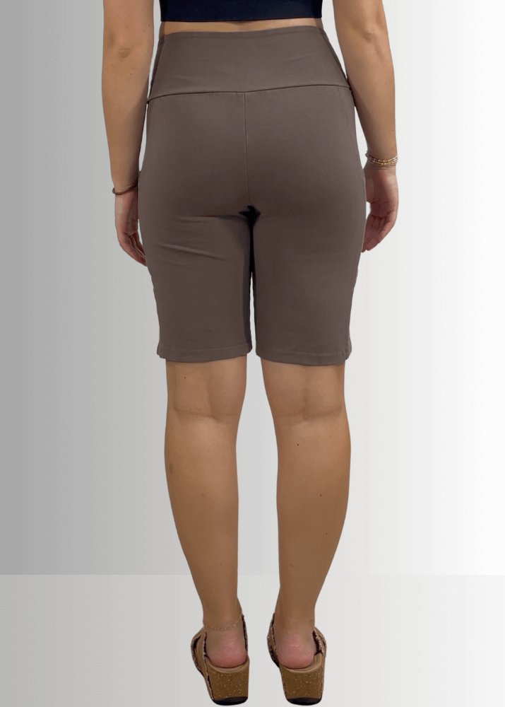 Perfect Fit Cotton Shorts in Dark Denim - Ultimate Comfort and Style