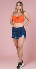 6893 100% Authentic Colombian Push Up Skort - RFE Marketing Ventures
