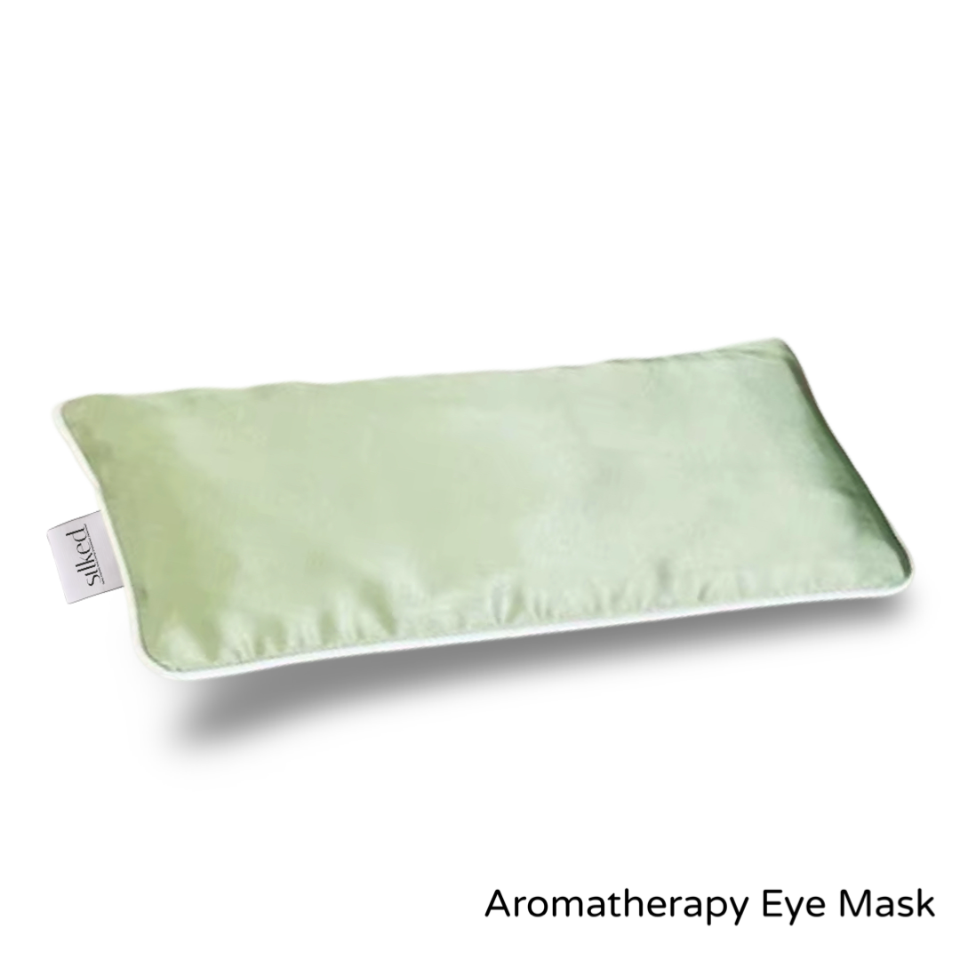 Silk Aromatherapy Eye Mask Pillow for Ultimate Relaxation and Sleep