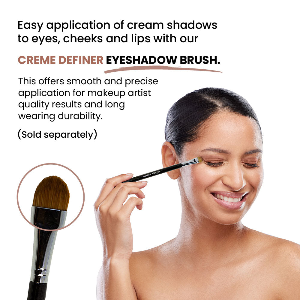 Crystal Any Wear Creme - A Waterproof Multi-tasking creme to powder product for eyes, cheeks & lips. Can be worn anywhere - RFE Marketing Ventures