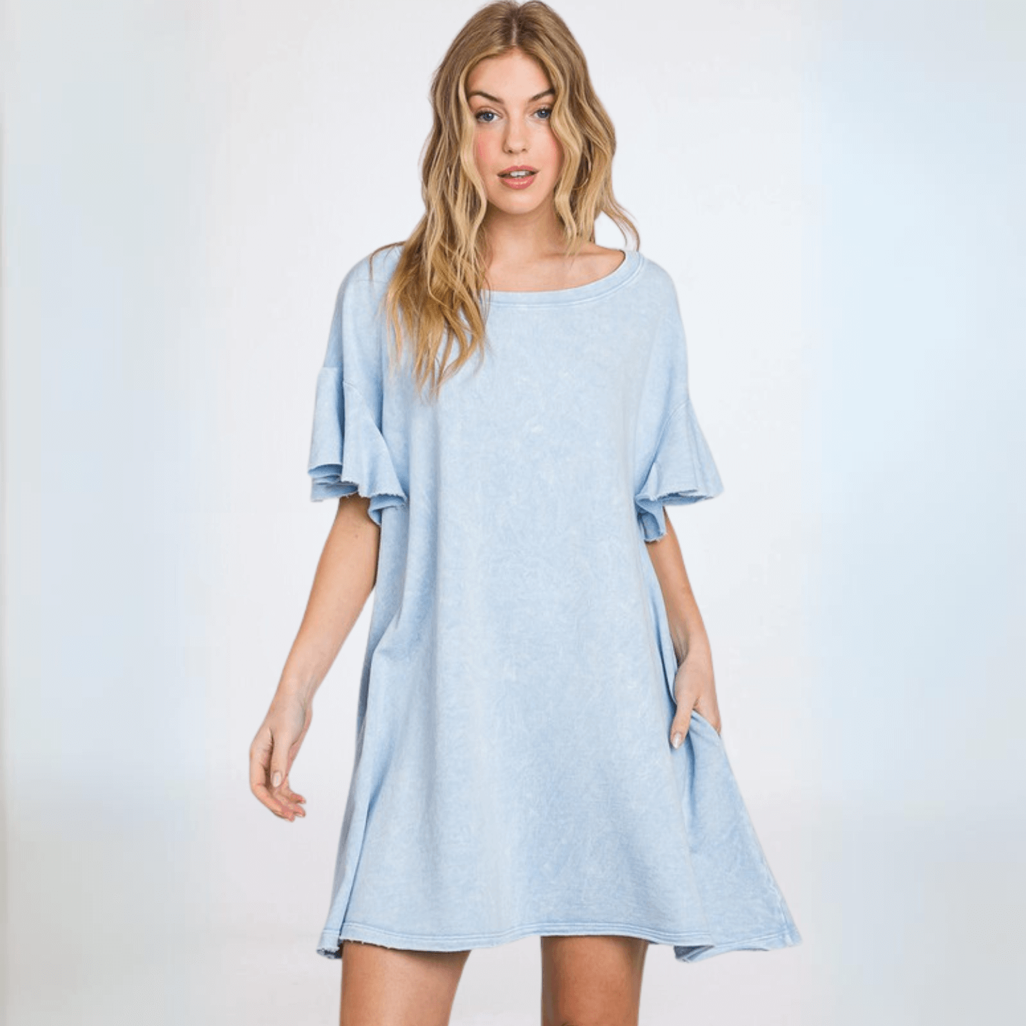 Cotton French Terry Dress Made in USA