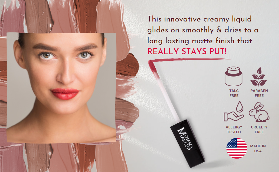 Audrey Stay Put Matte Lip Cream | Stunning Kiss-Proof Lipstick - RFE Marketing Ventures