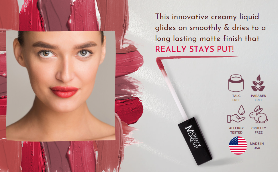 Rosebud Stay Put Matte Lip Cream | Stunning Kiss-Proof Lipstick - RFE Marketing Ventures