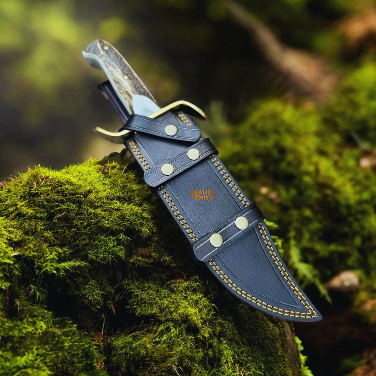 Elevate Your Outdoor Adventures with the Damascus Bowie Knife with Gut Hook - RFE Marketing Ventures