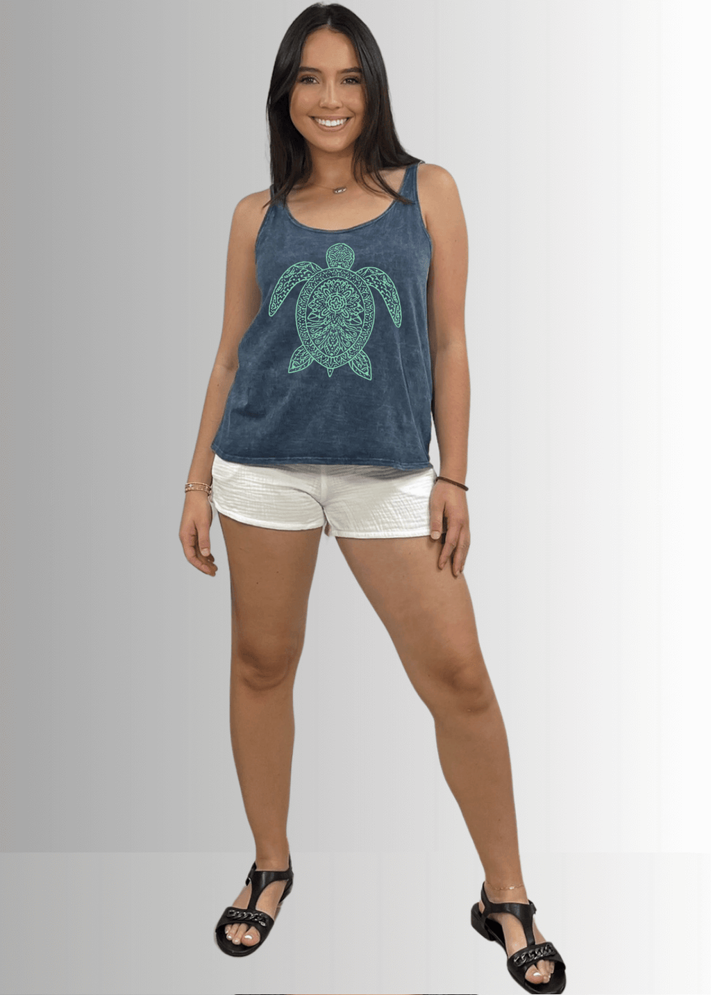 Sea Turtle Premium Cotton Tank Top - RFE Marketing Ventures