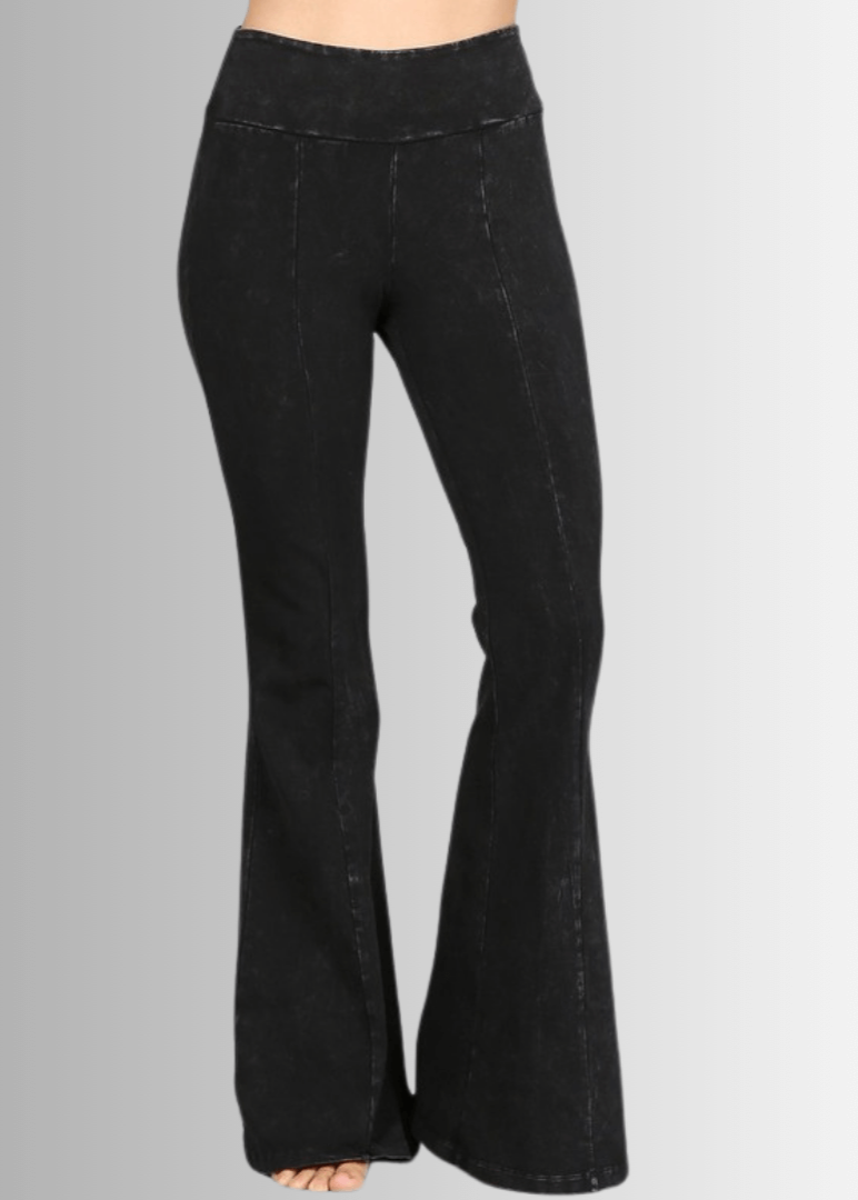 A Perfect Slimming Flare Pant Made in USA for Effortless Style