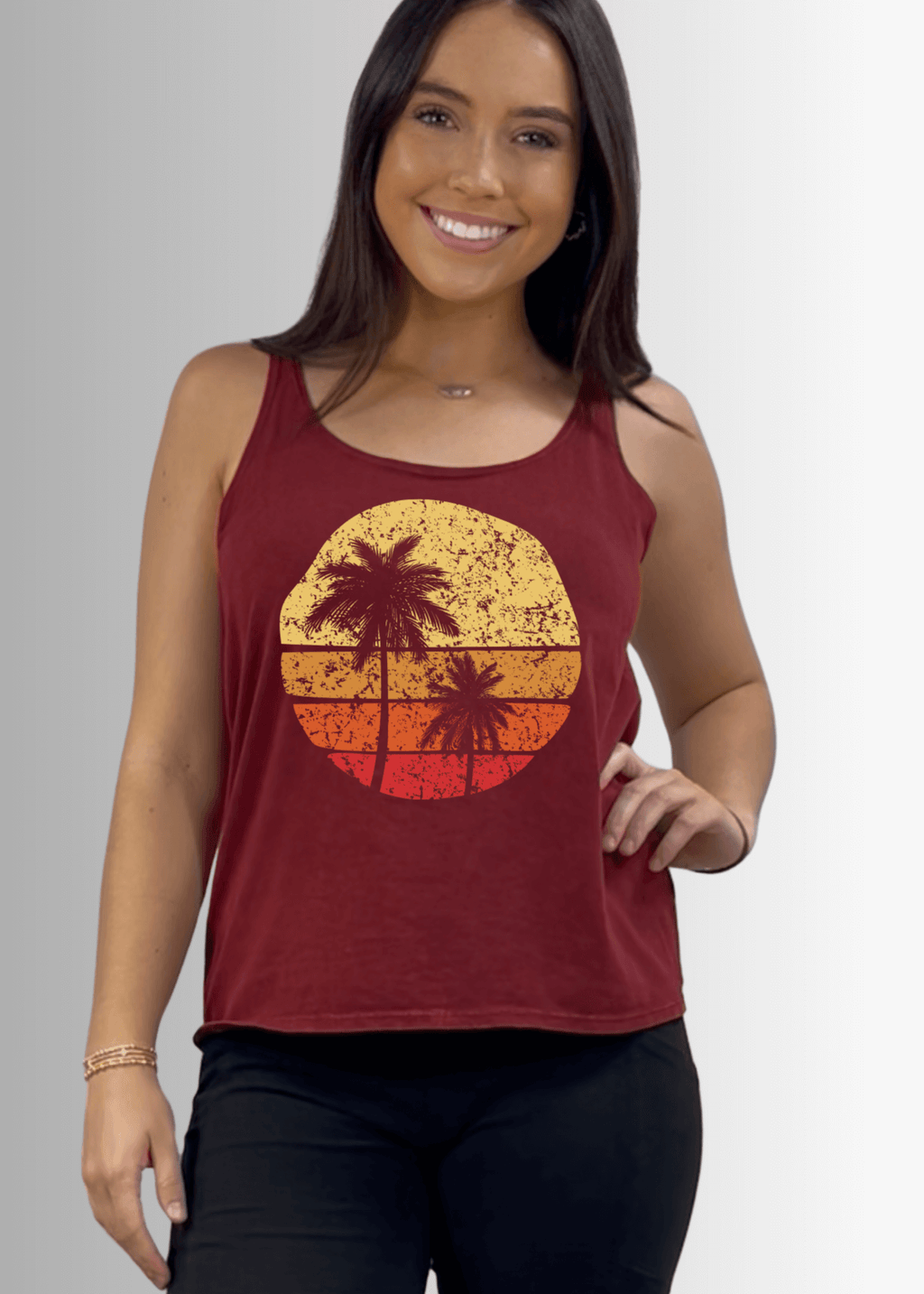 Sunset Premium Cotton Tank Top - RFE Marketing Ventures