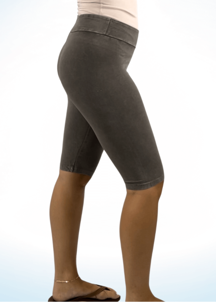 Ladies Longer Length Biker Shorts Made in USA for Comfort and Style