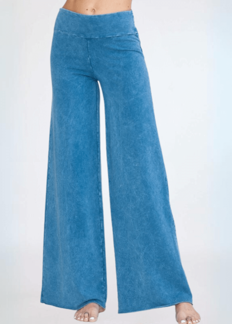 Casual Wide Leg Pants for Effortless Style - Made in USA