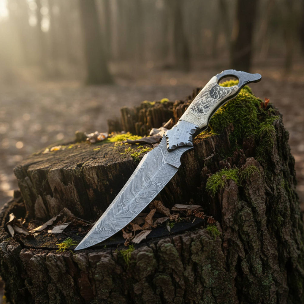 Discover the Ultimate Damascus EDC Biker Knife for Everyday Performance - RFE Marketing Ventures