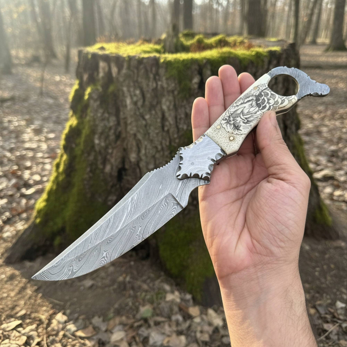 Discover the Ultimate Damascus EDC Biker Knife for Everyday Performance - RFE Marketing Ventures