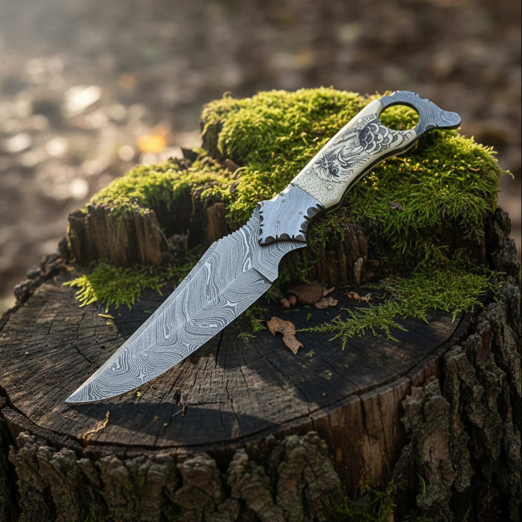 Discover the Ultimate Damascus EDC Biker Knife for Everyday Performance - RFE Marketing Ventures