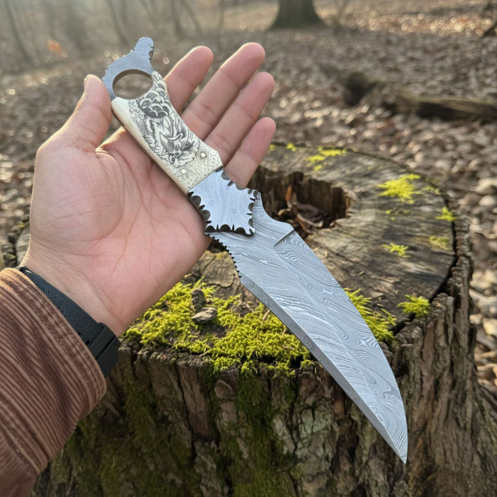Discover the Ultimate Damascus EDC Biker Knife for Everyday Performance - RFE Marketing Ventures