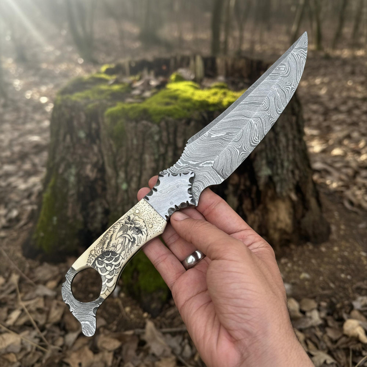 Discover the Ultimate Damascus EDC Biker Knife for Everyday Performance - RFE Marketing Ventures