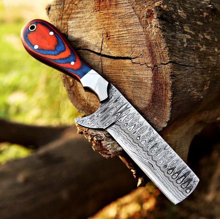 Damascus Bull Cutter Knife: Your Essential Tool for Ranch and Outdoor Adventures - RFE Marketing Ventures