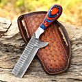 Damascus Bull Cutter Knife: Your Essential Tool for Ranch and Outdoor Adventures - RFE Marketing Ventures