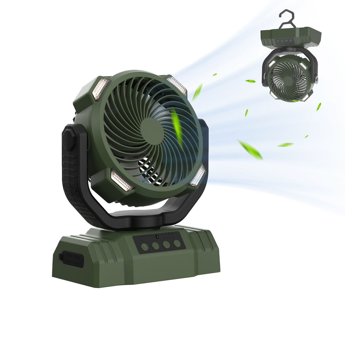 Outdoor Power Bank Camping Fan - Stay Cool, Charged, and Illuminated on Your Adventures - RFE Marketing Ventures