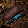Buckaroo Knife with Turquoise Inlay – The Perfect Blend of Functionality and Artistry