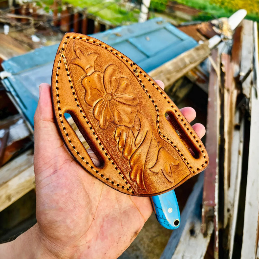 Cowboy Hunting Knife Damascus Steel - Your Ultimate Outdoor Companion - RFE Marketing Ventures