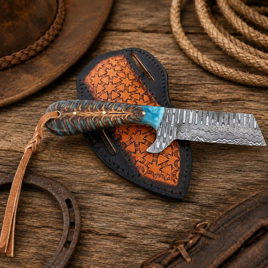 Damascus Bullcutter Knife: A Striking Addition to Your Knife Collection - RFE Marketing Ventures