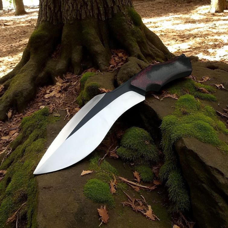Durable Bushcraft Knife – Reliable Survival Tool with Micarta Handle - RFE Marketing Ventures