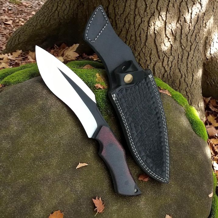 Durable Bushcraft Knife – Reliable Survival Tool with Micarta Handle - RFE Marketing Ventures
