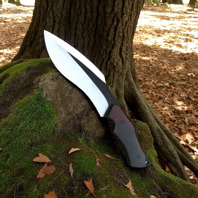 Durable Bushcraft Knife – Reliable Survival Tool with Micarta Handle - RFE Marketing Ventures