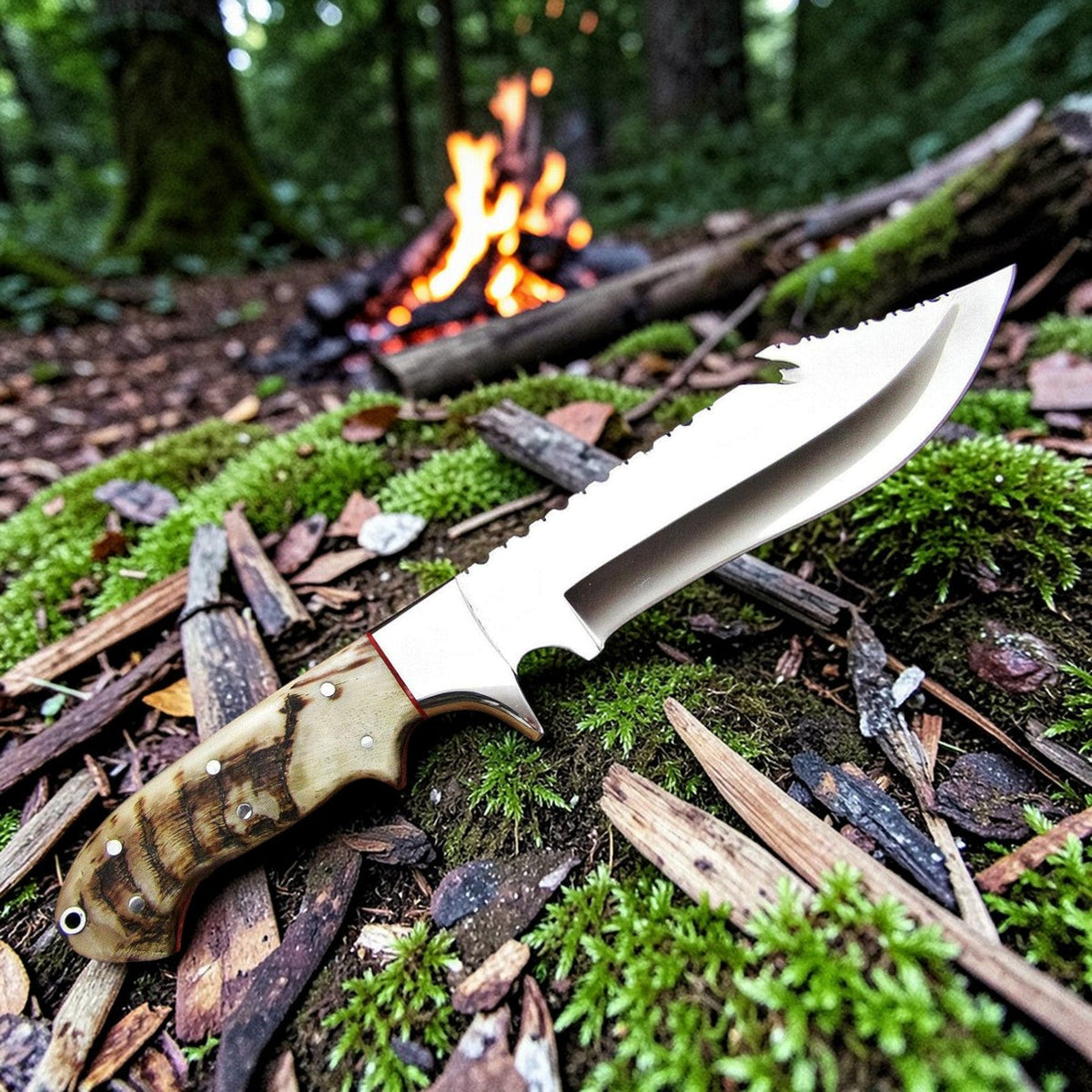 D2 Gut Hook Hunting Knife - Experience Precision and Control in Field Dressing - RFE Marketing Ventures