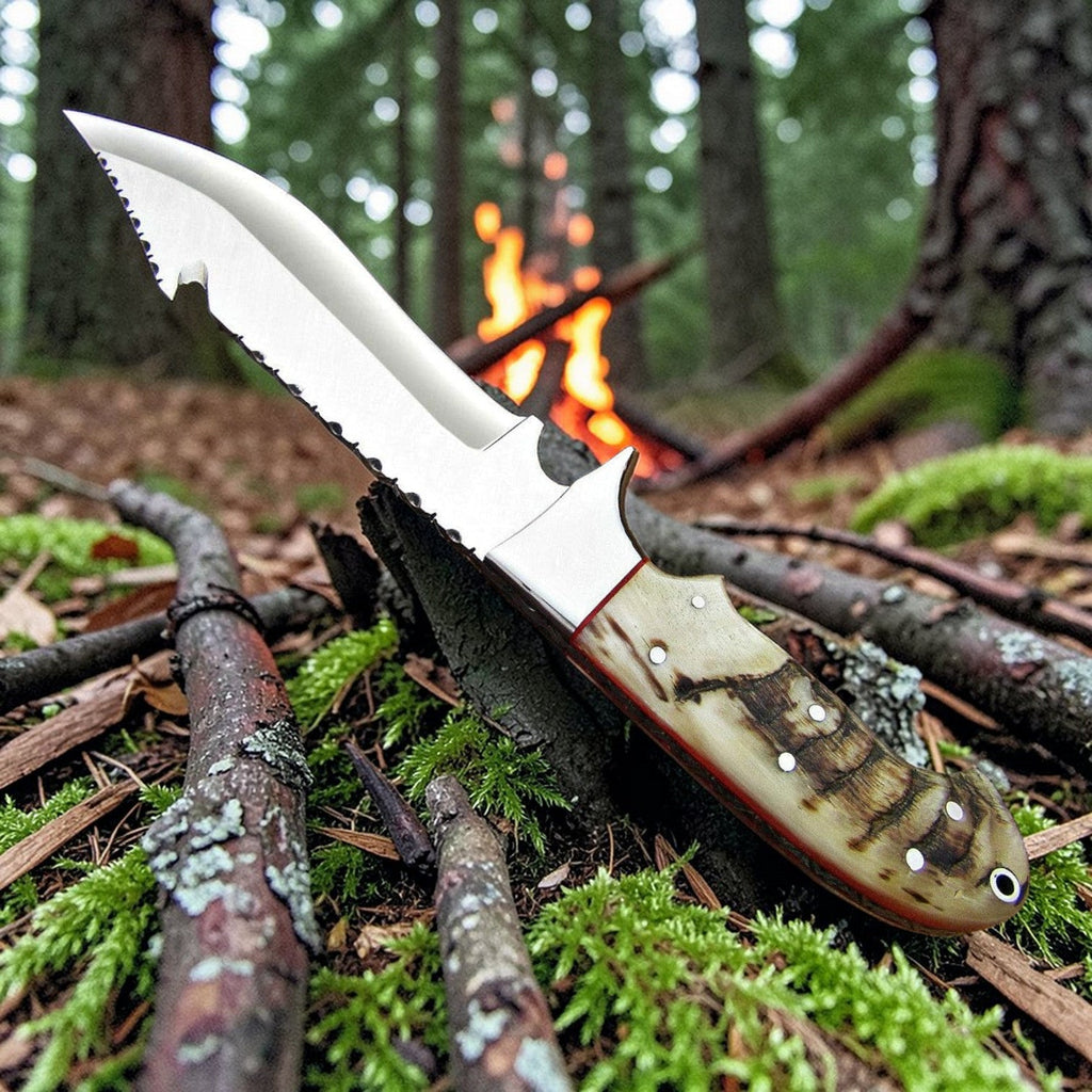 D2 Gut Hook Hunting Knife - Experience Precision and Control in Field Dressing - RFE Marketing Ventures