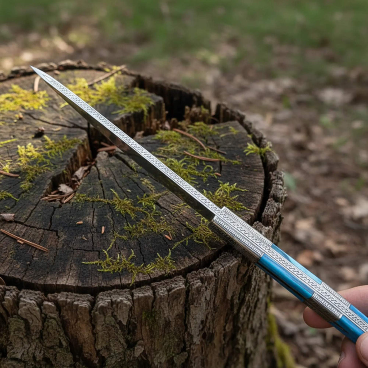 Hand Engraved D2 Hunting Knife - Elevate Your Hunting Experience - RFE Marketing Ventures