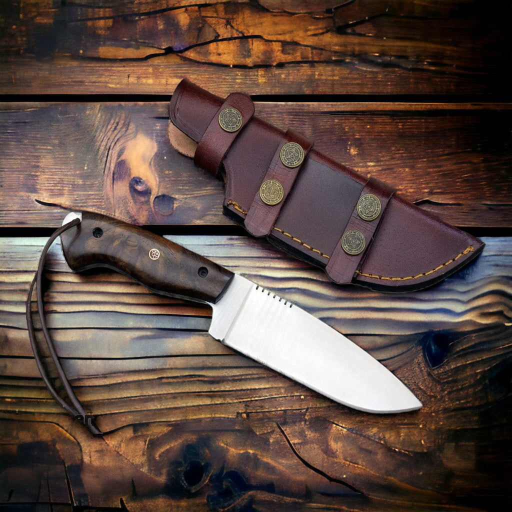 D2 Hunting Knife with Rosewood Handle – Unmatched Performance for Outdoor Enthusiasts - RFE Marketing Ventures