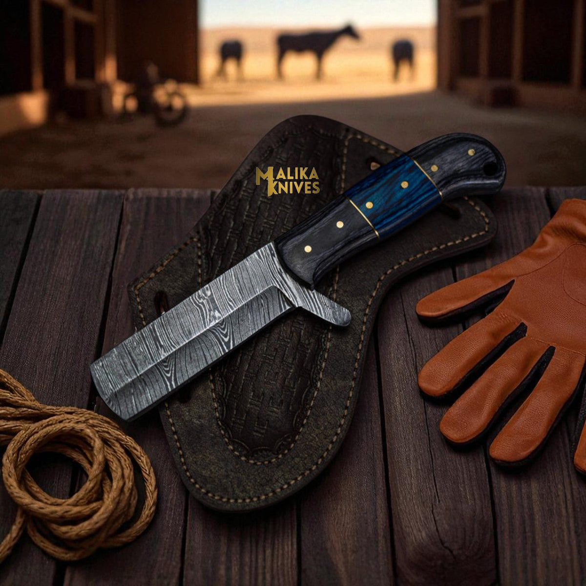 Discover the Versatile Damascus Bull Cutter Knife for Unmatched Outdoor Performance - RFE Marketing Ventures