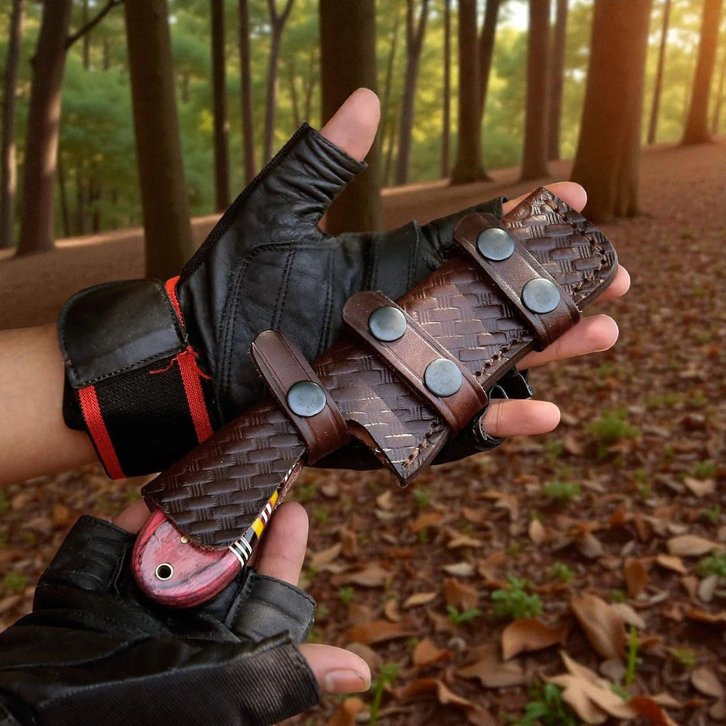 Premium Damascus Bull Cutter Knife: The Ultimate Cowboy Companion - RFE Marketing Ventures