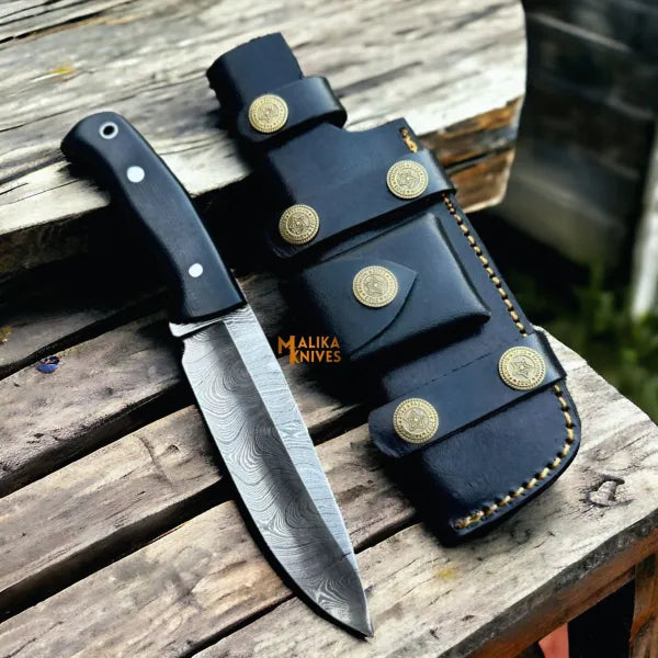 Experience Precision and Strength with Our Damascus Bushcraft Knife - RFE Marketing Ventures