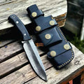 Experience Precision and Strength with Our Damascus Bushcraft Knife