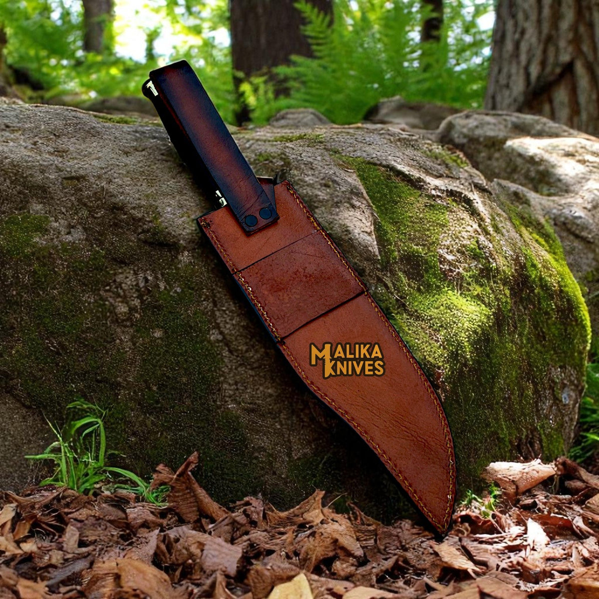 Crocodile Dundee Knife Replica | Authentic D2 Steel Blade & Black Micarta Handle for Ultimate Durability - RFE Marketing Ventures