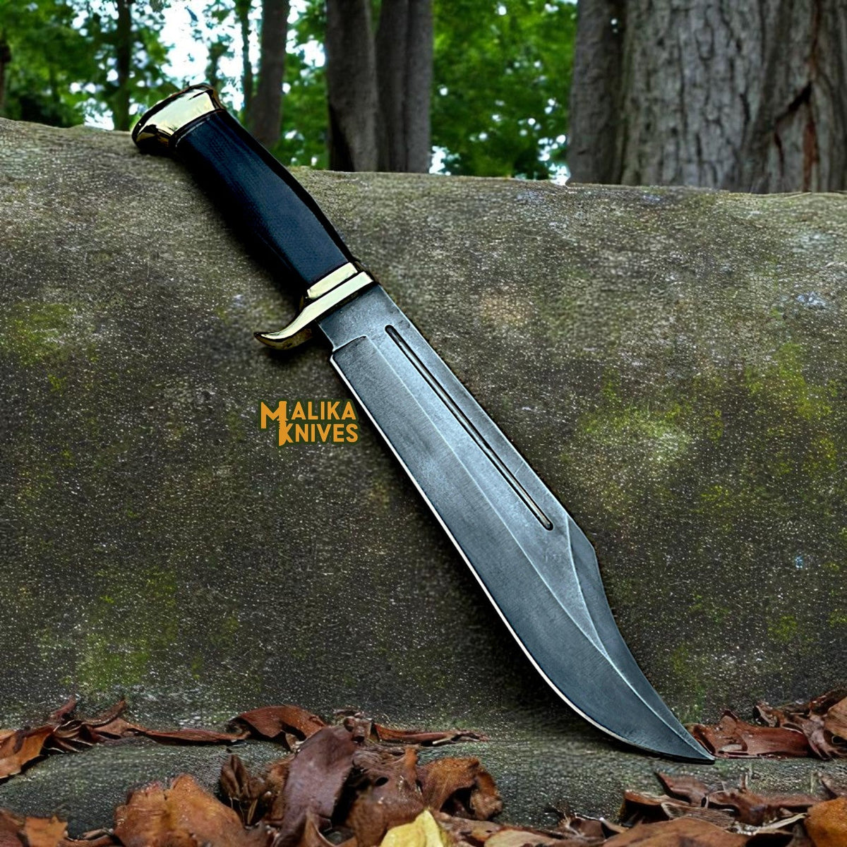 Crocodile Dundee Knife Replica | Authentic D2 Steel Blade & Black Micarta Handle for Ultimate Durability - RFE Marketing Ventures