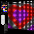 Transform Your Space with CoziTech Smart LED Curtain Lights - 400 Color Changing LEDs for Bedroom and Patio Decor
