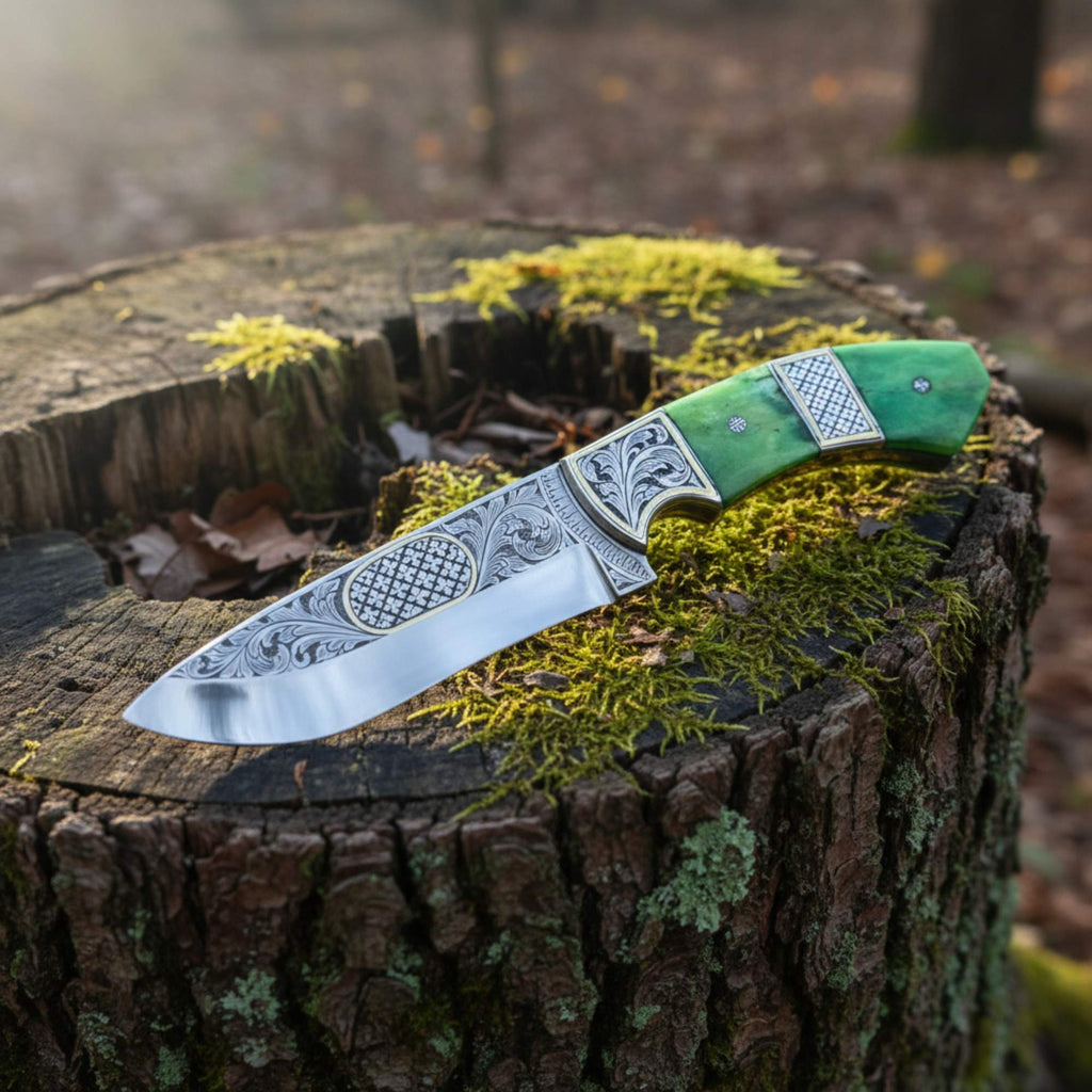 Engraved D2 Hunting Knife: A Perfect Blend of Craftsmanship and Functionality - RFE Marketing Ventures