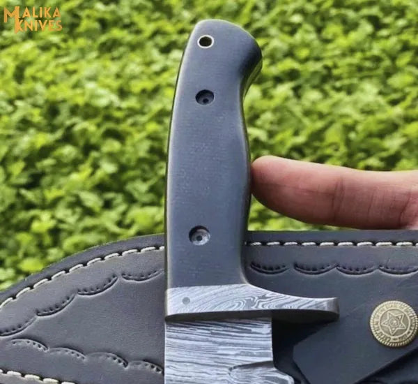 Fire Pattern Damascus Hunting Knife: Elevate Your Outdoor Adventures with Precision and Style - RFE Marketing Ventures