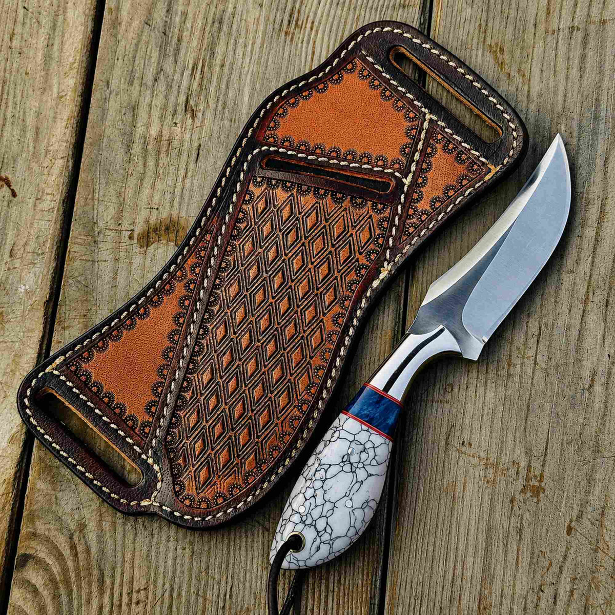Turquoise Handle Cowboy Knife - Your Essential Companion for Precision and Style - RFE Marketing Ventures