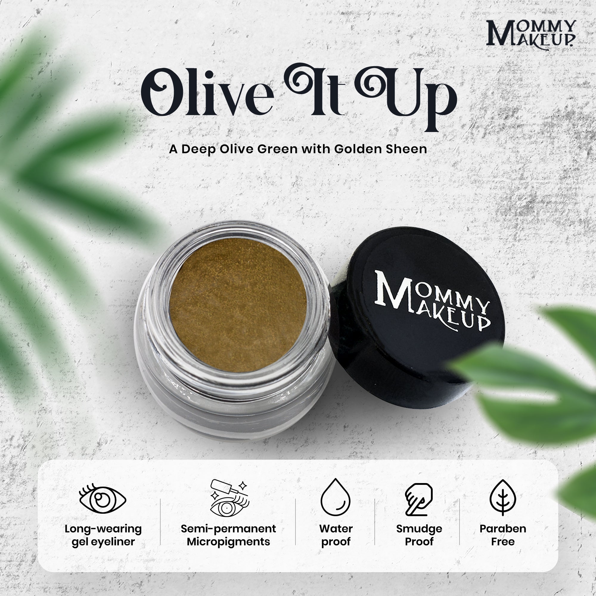 Olive It Up Stay Put Waterproof Gel Eyeliner w/ Micropigments - RFE Marketing Ventures