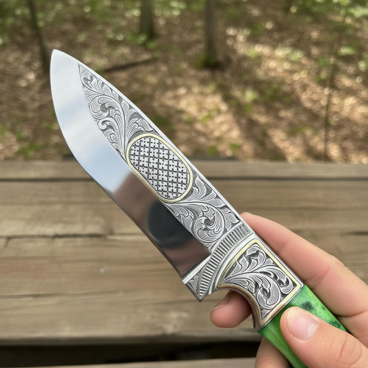 Engraved D2 Hunting Knife: A Perfect Blend of Craftsmanship and Functionality - RFE Marketing Ventures