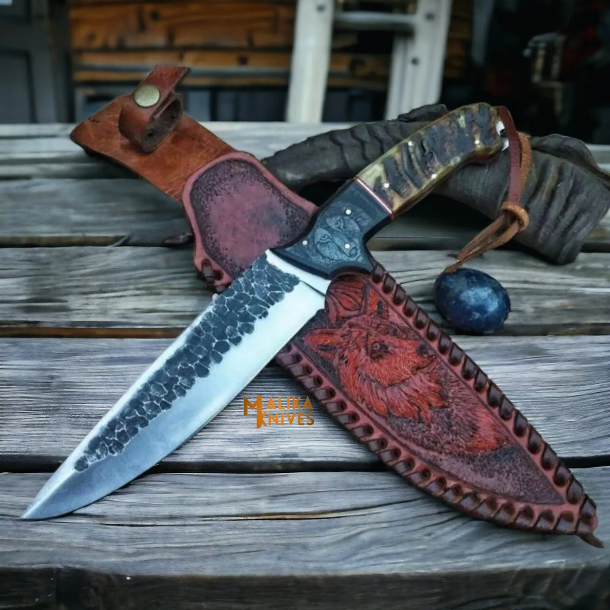 Unlock Your Outdoor Adventure with the Hand Forged D2 Hunting Knife - RFE Marketing Ventures